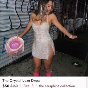 The crystal luxe dress